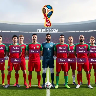 تشكيلة المنتخب المغربي ضد النيجر في تصفيات كأس العالم 2026