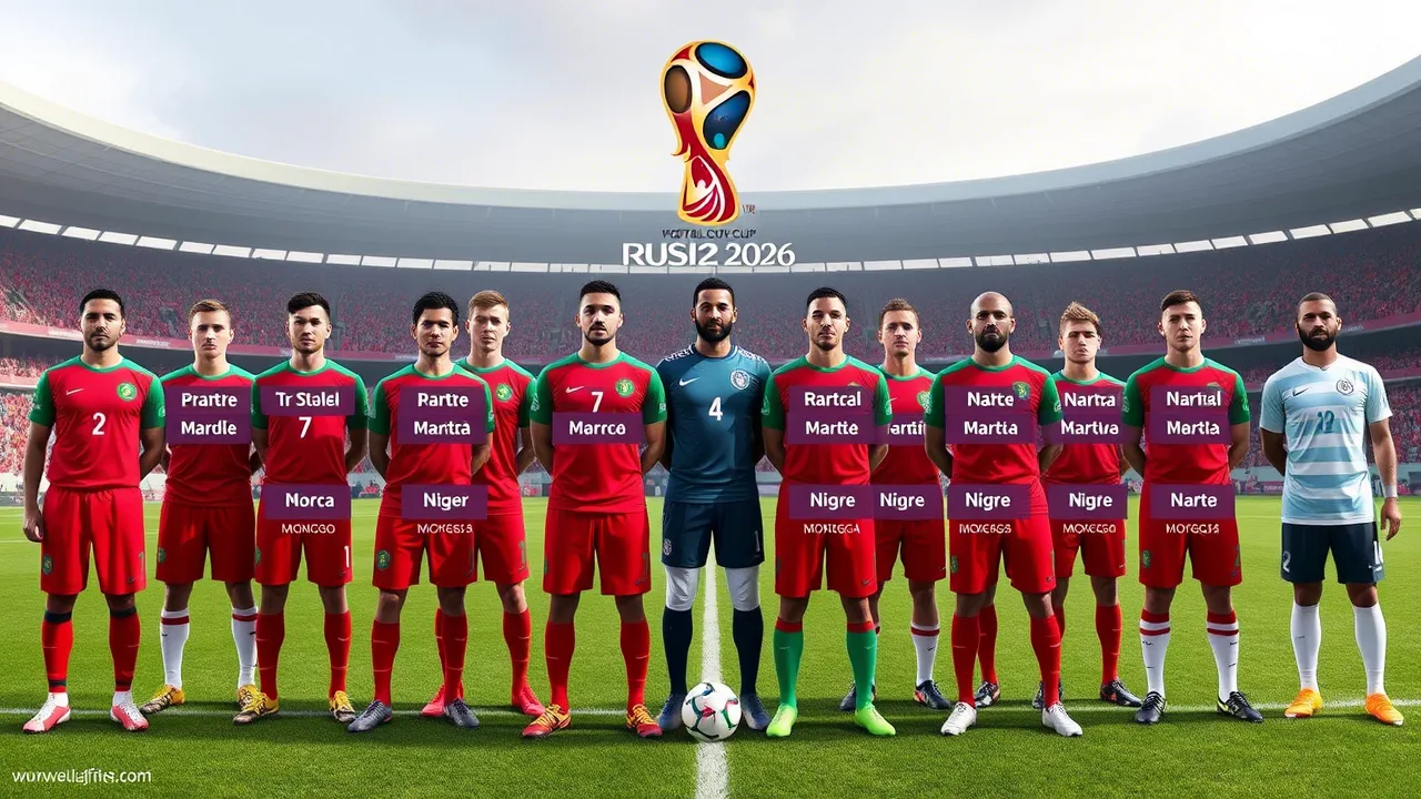 تشكيلة المنتخب المغربي ضد النيجر في تصفيات كأس العالم 2026
