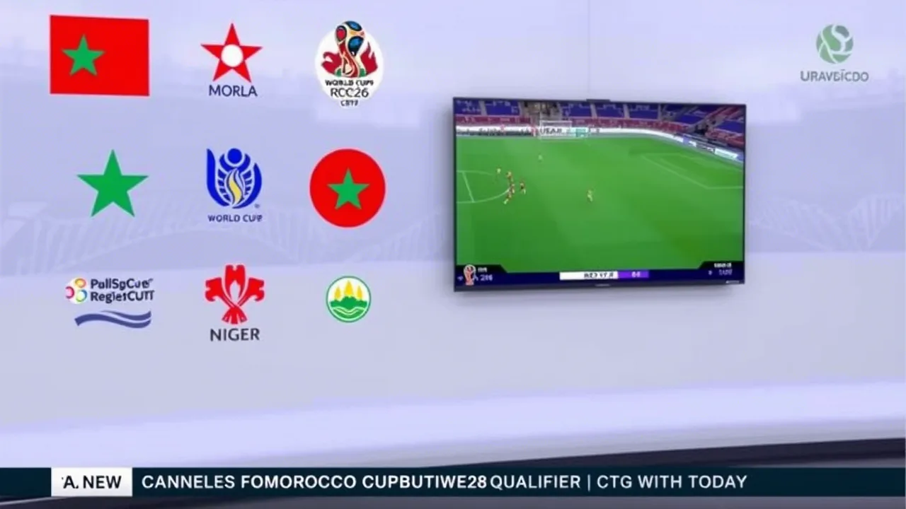القنوات الناقلة لمباراة المغرب اليوم والنيجر في تصفيات كأس العالم 2026