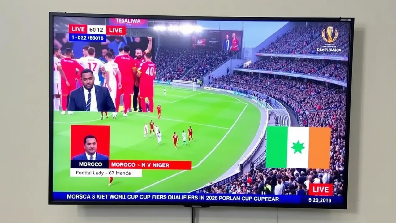 القنوات المفتوحة لمباراة المغرب والنيجر اليوم كأس العالم 2026