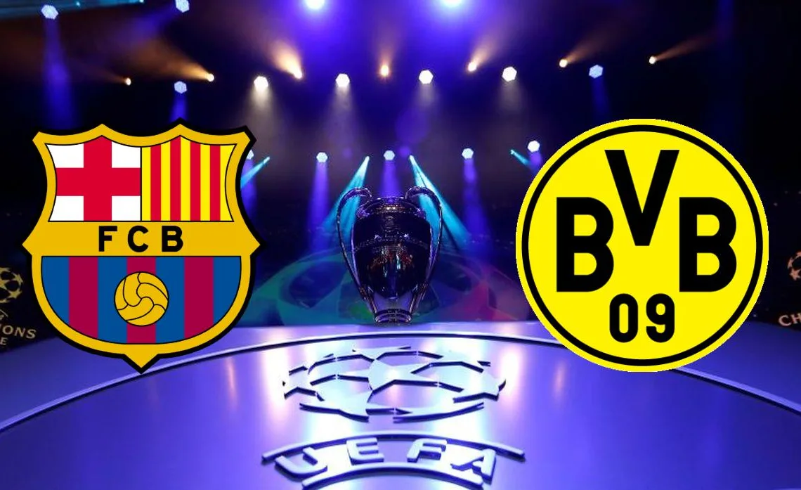 القنوات المفتوحة الناقلة لمباراة برشلونة وبوروسيا دورتموند في دوري أبطال أوروبا
