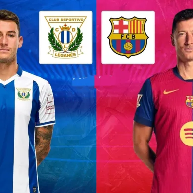 القنوات المفتوحة الناقلة لمباراة برشلونة وليجانيس في الدوري الإسباني
