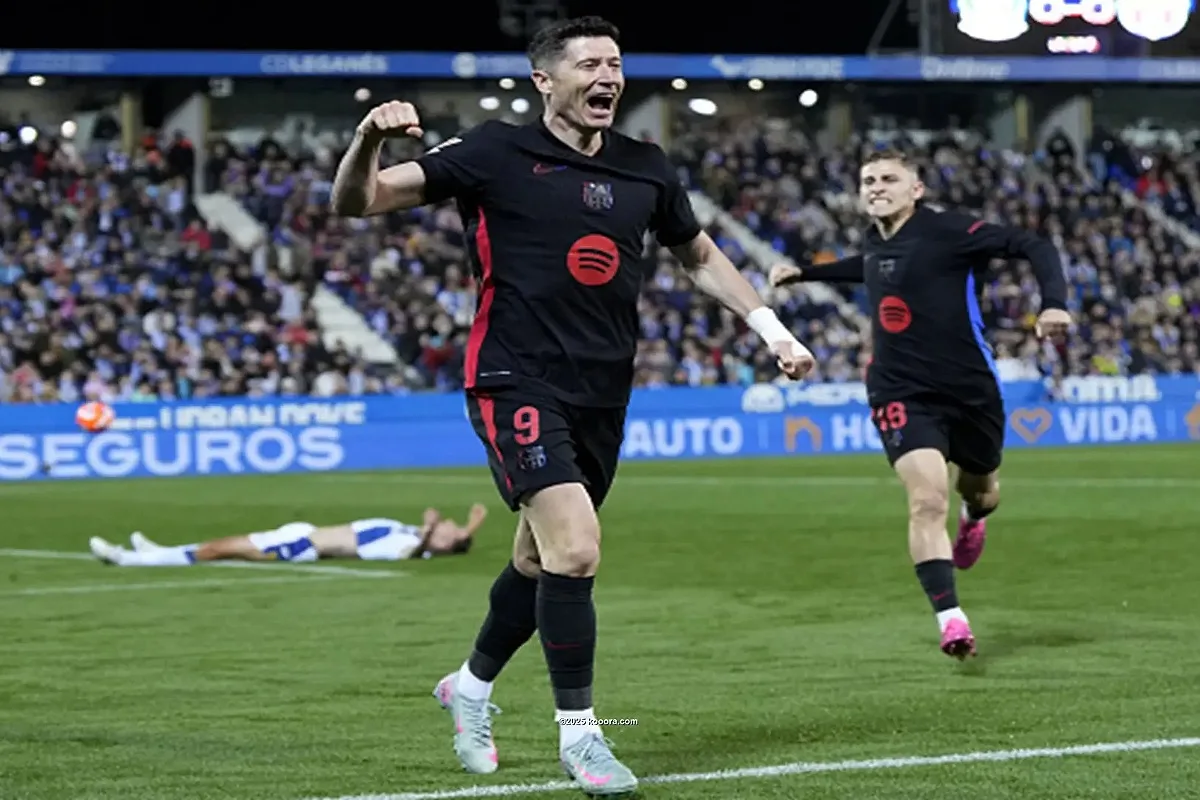 ترتيب الدوري الإسباني بعد فوز برشلونة أمام ليغانيس