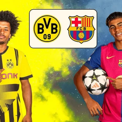 القنوات الناقلة لمباراة بوروسيا دورتموند وبرشلونة في دوري أبطال أوروبا