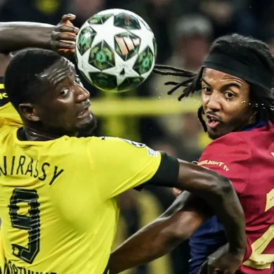 ترتيب هدافي دوري أبطال أوروبا بعد هاتريك جيراسي في شباك برشلونة