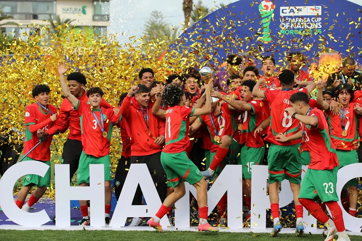 صراع بين مان سيتي ريال مدريد وبرشلونة لضم نجم المنتخب المغربي للناشئين