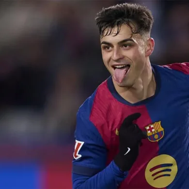 فيديو بيدري يفتتح التسجيل في شباك ريال مدريد بصاروخية لا تصد بعد تمريرة ساحرة من لامين جمال