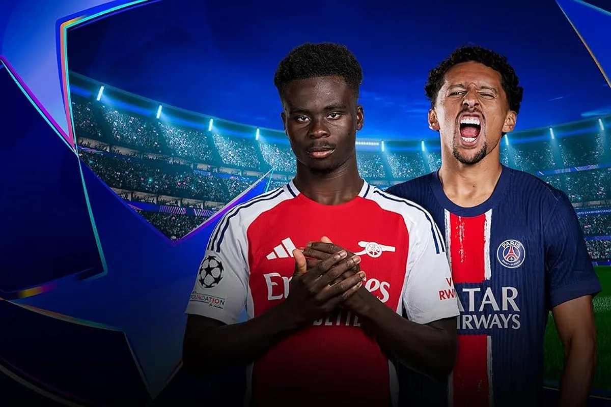 القنوات المفتوحة الناقلة لمباراة آرسنال ضد باريس سان جيرمان في دوري أبطال أوروبا