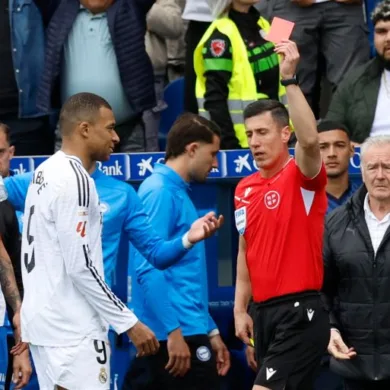 هل  يحرم الطرد مبابي من المشاركة في نهائي كأس الملك أمام برشلونة؟