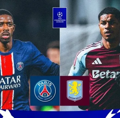 القنوات الناقلة لمباراة باريس سان جيرمان وأستون فيلا في دوري أبطال أوروبا
