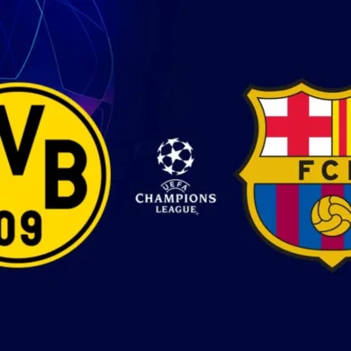 معلق مباراة بوروسيا دورتموند وبرشلونة في دوري أبطال أوروبا