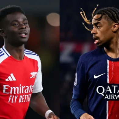 توقيت مباراة آرسنال وباريس سان جيرمان والقنوات الناقلة في دوري أبطال أوروبا