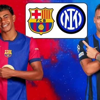 التشكيل الرسمي لبرشلونة وإنتر ميلان في نصف نهائي دوري أبطال أوروبا 2025