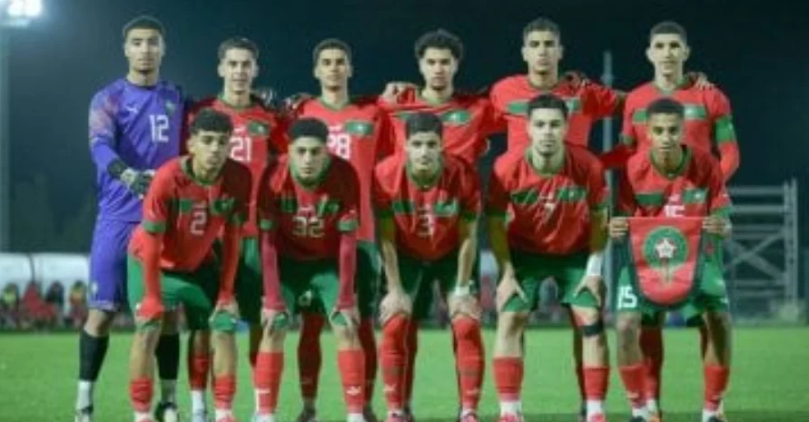 بعثة المنتخب المغربي لأقل من 20 سنة تتوجه إلى القاهرة للمشاركة في كأس أمم أفريقيا للشباب تحت 20 عاما