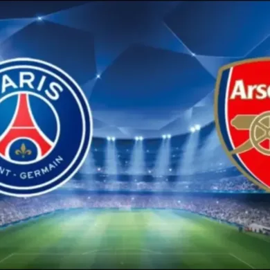 تشكيلة مباراة أرسنال وباريس سان جيرمان في ليالي نصف أبطال أوروبا