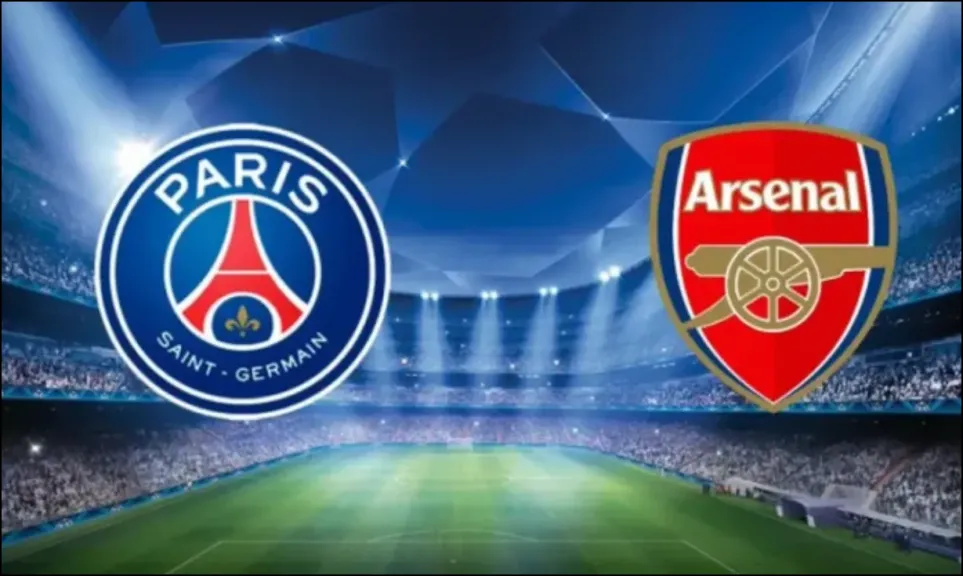 تشكيلة مباراة أرسنال وباريس سان جيرمان في ليالي نصف أبطال أوروبا