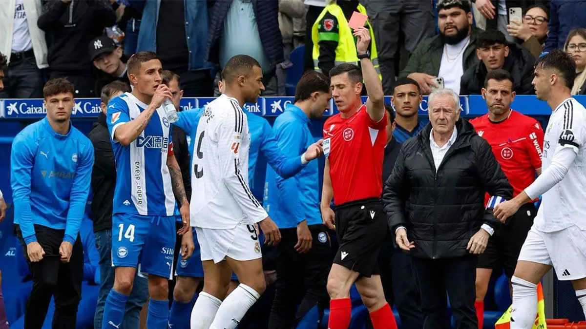 عقوبة مبابي: الاتحاد الإسباني يُصدر قراراً بخصوص طرده أمام ريال مدريد