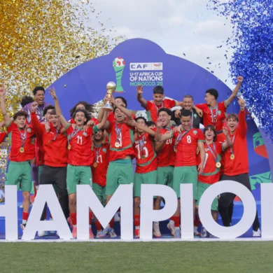 منتخب المغرب يحقق إنجازا تاريخيا ويتوج بكأس إفريقيا للناشئين بعد ركلات الترجيح