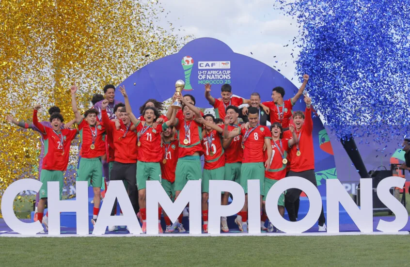 منتخب المغرب يحقق إنجازا تاريخيا ويتوج بكأس إفريقيا للناشئين بعد ركلات الترجيح