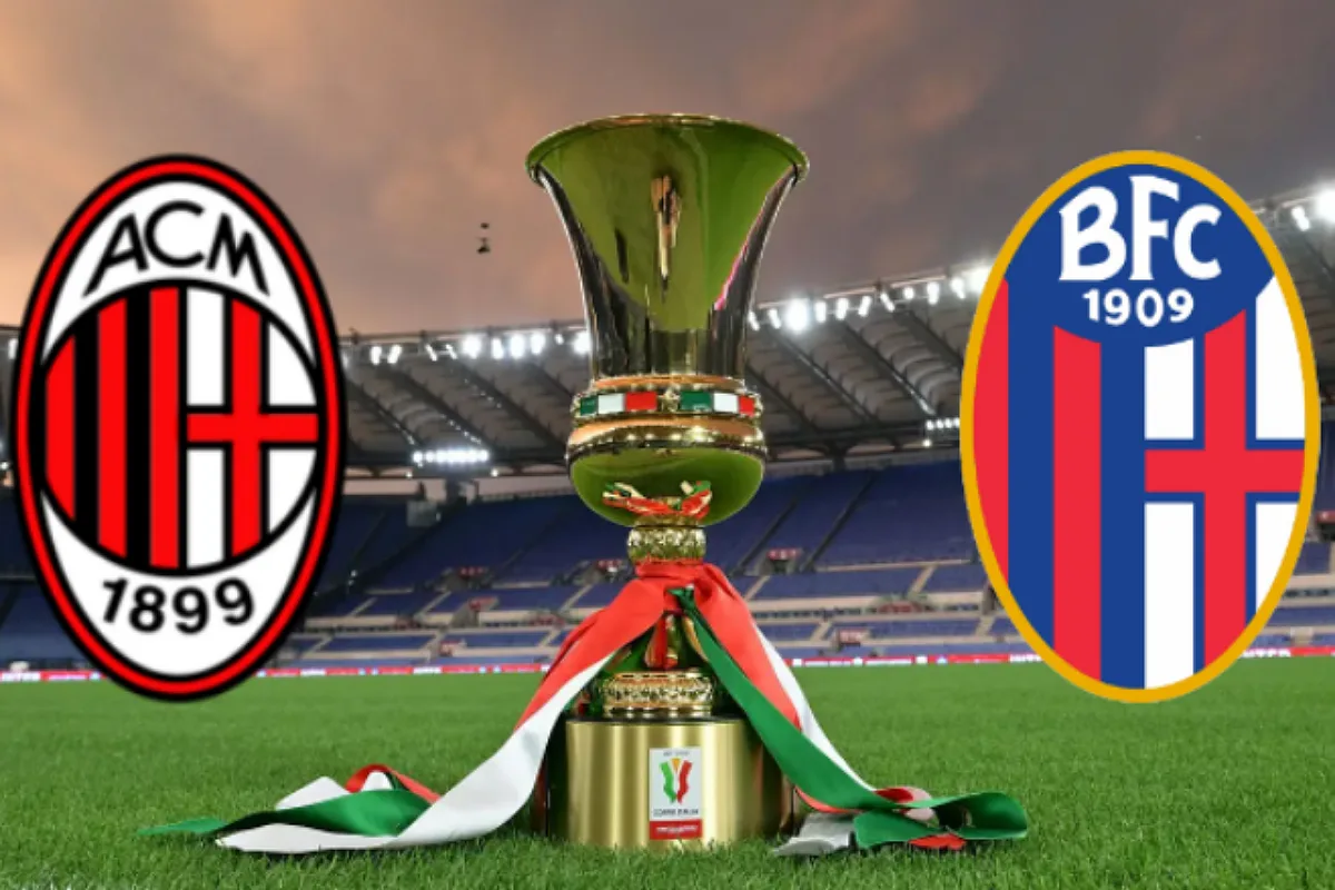 توقيت مباراة ميلان وبولونيا والقنوات الناقلة في نهائي كأس إيطاليا