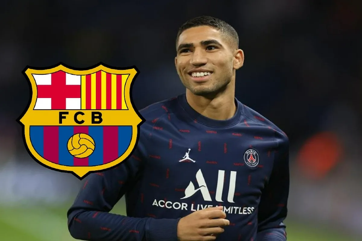 أشرف حكيمي يتصدر عناوين الصحف الإسبانية بعد زيارته لبرشلونة