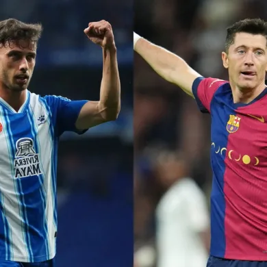 القنوات الناقلة لمباراة برشلونة اليوم ضد اسبانيول في الدوري الإسباني 2025/2024