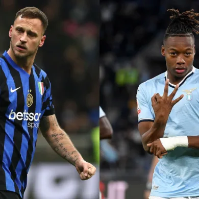 تردد القنوات الناقلة لمباراة انتر ميلان ولاتسيو في الدوري الإيطالي