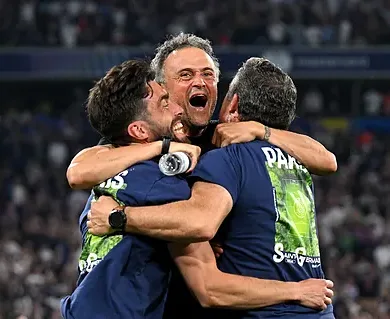 باريس سان جيرمان يتوج بلقب دوري أبطال اوروبا لاول مرة في تاريخ بخماسية في شباك إنتر