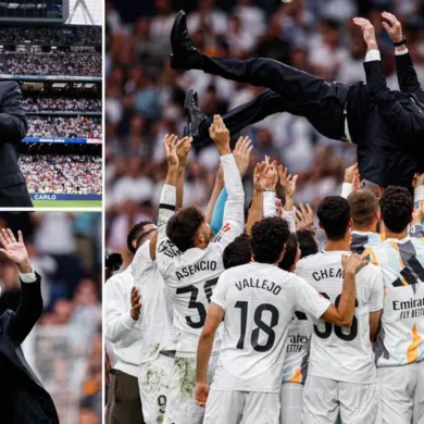 كارلو أنشيلوتي "أكثر مدرب تتويجاً" في تاريخ ريال مدريد يغادر ومعه 15 لقباً