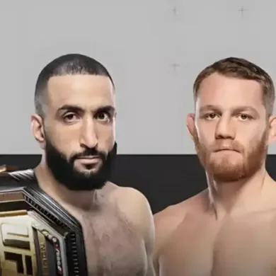 موعد مباراة بلال محمد وجاك ديلا مادلينا في UFC 315 والقنوات الناقلة .