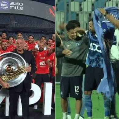 الأهلي يحتفل باللقب.. وبيراميدز يطالب بالعدالة! صراع درع الدوري المصري يصل ذروته