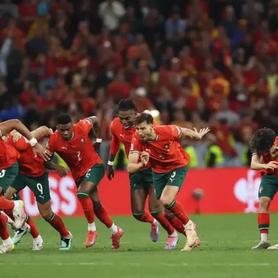 رجل مباراة نهائي دوري الأمم الأوروبية 2025 بين منتخب إسبانيا والبرتغال