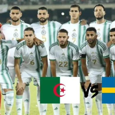 جميع القنوات الناقلة لمباراة الجزائر والسويد الودية