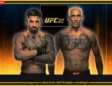 موعد نزال تشارلز أوليفيرا وإيليا توبوريا والقنوات الناقلة في ufc 317