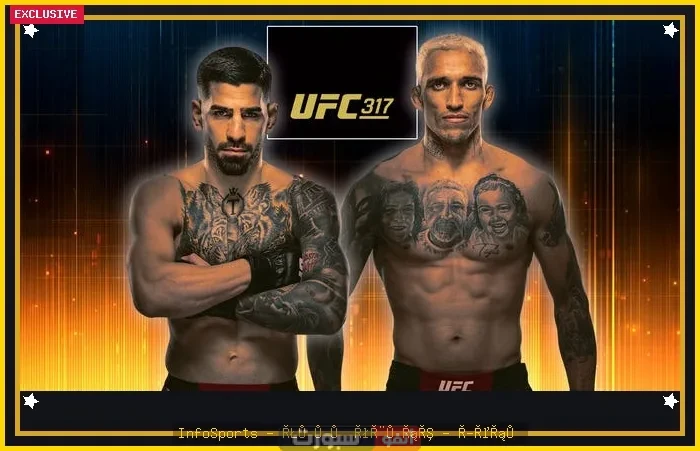 موعد نزال تشارلز أوليفيرا وإيليا توبوريا والقنوات الناقلة في ufc 317