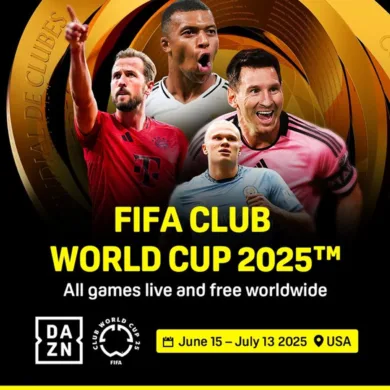 تردد قناة DAZN جميع الأقمار لمشاهدة مباريات كأس العالم للأندية 2025 مجاناً