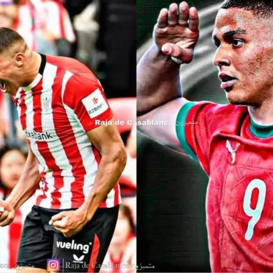 مروان السنادي في اول ظهور له مع المنتخب يقدم اسيست الهدف الثاني للكعبي