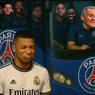 مبابي بطل أفضل الميمز بعد فوز باريس سان جيرمان بلقب نهائي دوري أبطال أوروبا