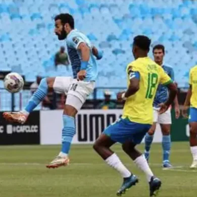 رجل مباراة بيراميدز وصن داونز في نهائي دوري أبطال أوروبا