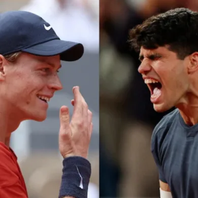 موعد نهائي رولان غاروس 2025 والقنوات الناقلة لمباراة كارلوس ألكاراز ضد يانيك سينر