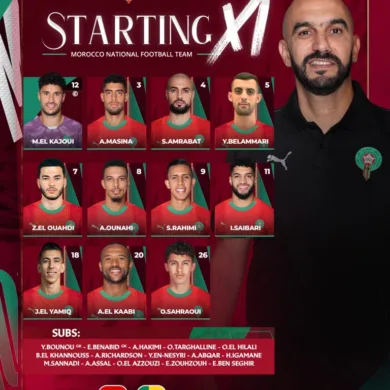 التشكيلة الرسمية للمنتخب المغربي لمواجهة بنين: تغييرات بارزة وفرصة للأسماء الجديدة