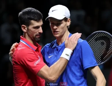 توقيت مباراة نوفاك ديوكوفيتش ويانيك سينر والقنوات الناقلة في ويمبلدون