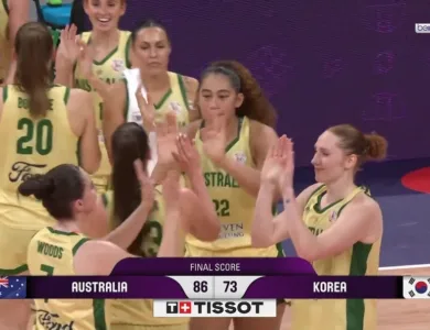 أستراليا تتأهل لنهائي كأس آسيا للسيدات في كرة السلة
