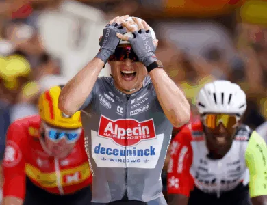 أسرع توقيت لفيلبسن في المرحلة الأولى من طواف فرنسا 112