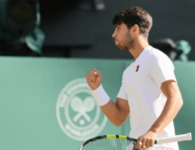 ألكاراز يحقق الفوز على نوري ويواصل الدفاع عن لقبه في ويمبلدون