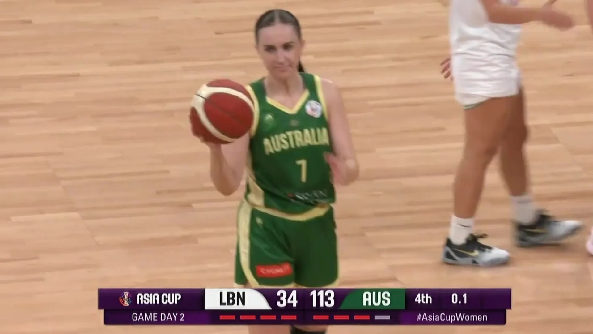 المنتخب الأسترالي يهزم لبنان في كأس آسيا للسيدات 113-34