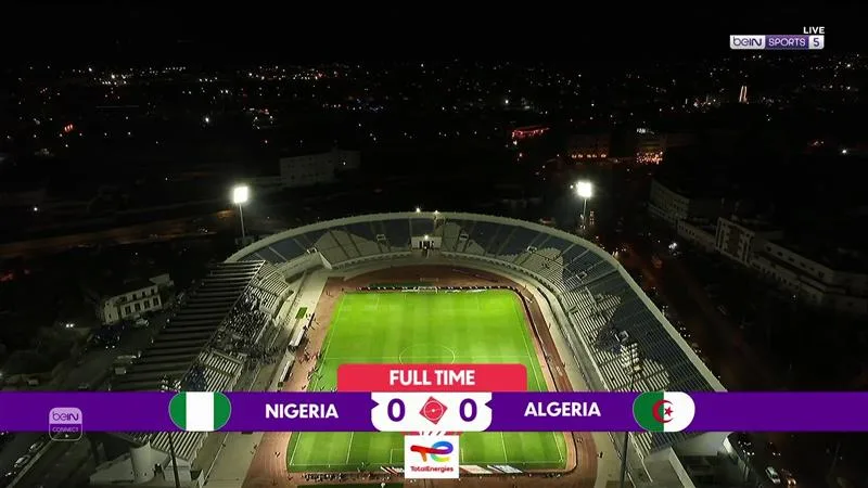 المنتخب الجزائري يتعادل مع نيجيريا بعد التأهل مسبقًا