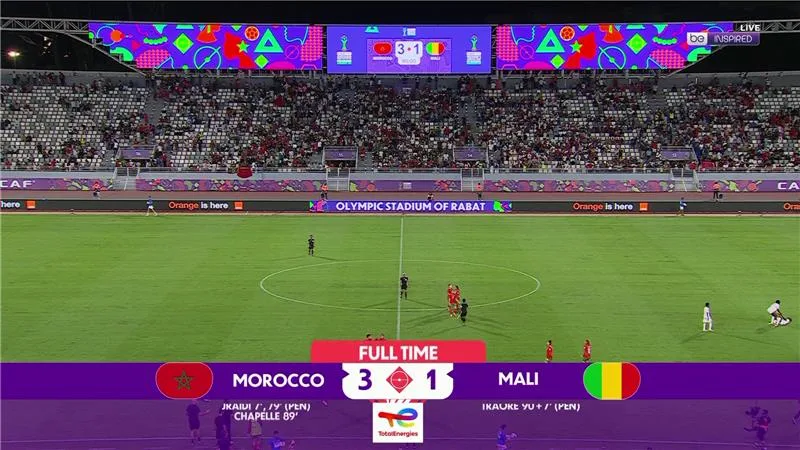 المنتخب المغربي يكتسح مالي ويتأهل للنصف النهائي