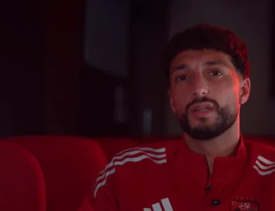 المهاجم الفلسطيني وسام أبو علي يعتذر للنادي الأهلي وجماهيره