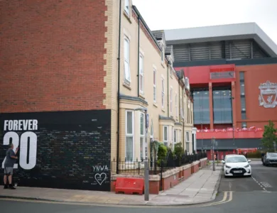 تخصيص جدار قرب ملعب "أنفيلد" لتكريم ذكرى ديوغو جوتا